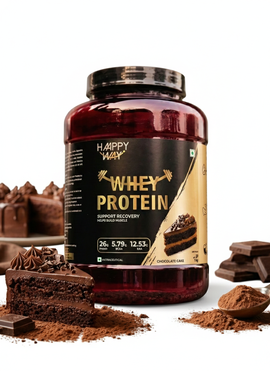 haappy whey chocolate cake