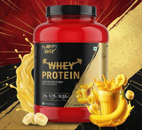 haappy whey banana milk shake