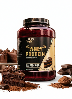 haappy whey chocolate cake