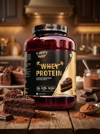 haappy whey chocolate cake